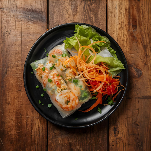 Rouleaux de printemps aux crevettes et légumes croquants - Vite & Gourmand