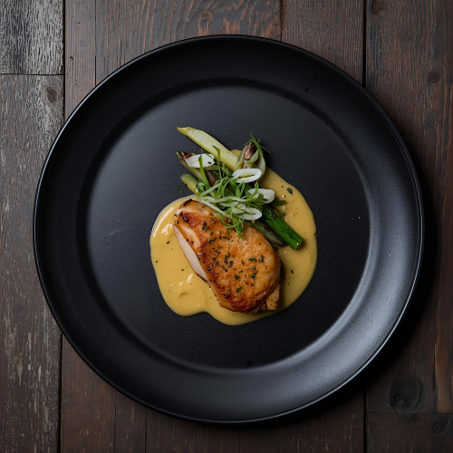 Filet de volaille sauce cidre-crème - Vite & Gourmand